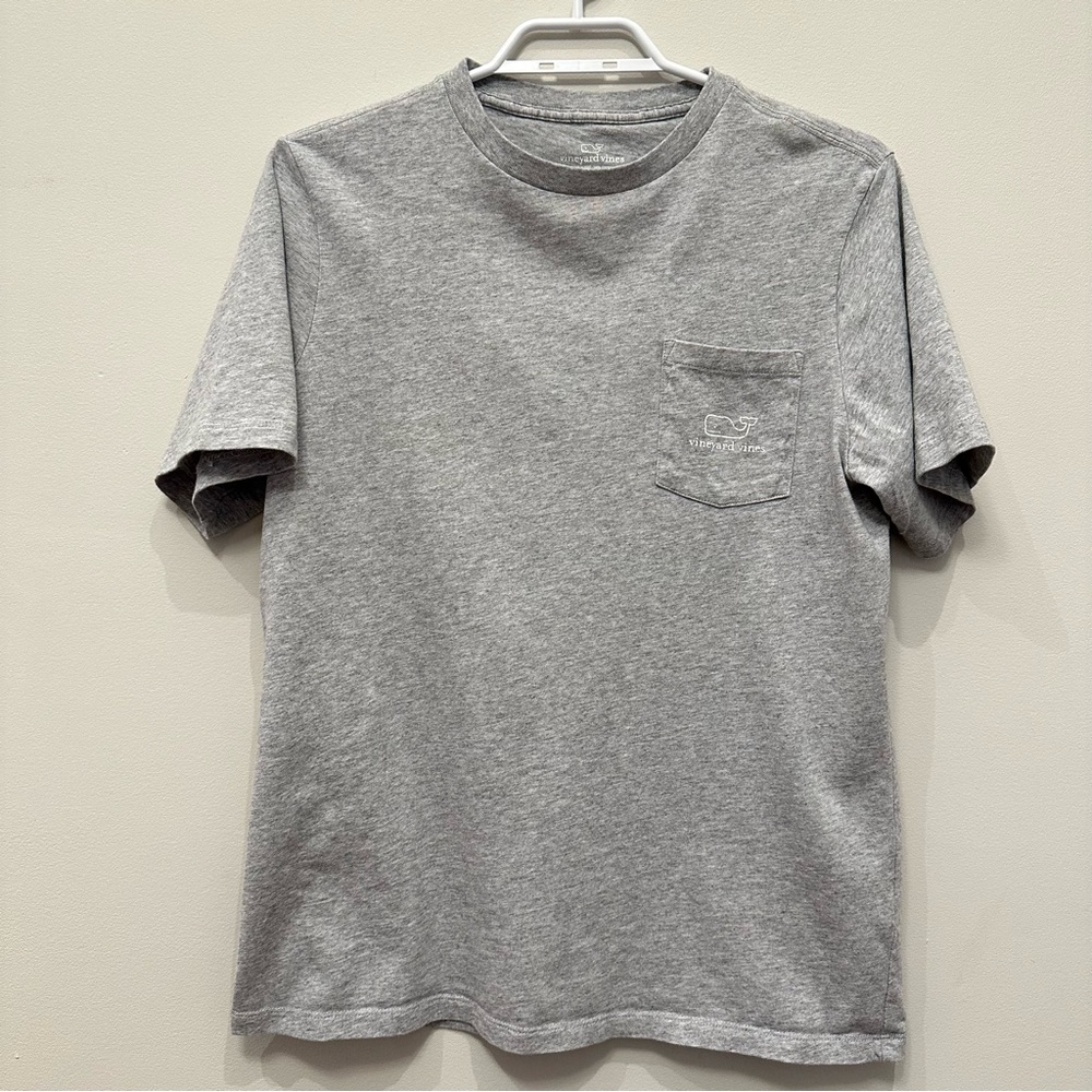 Vineyard Vines Youth Boys Heather Gray Cotton T- Shirt, Size XL (16)